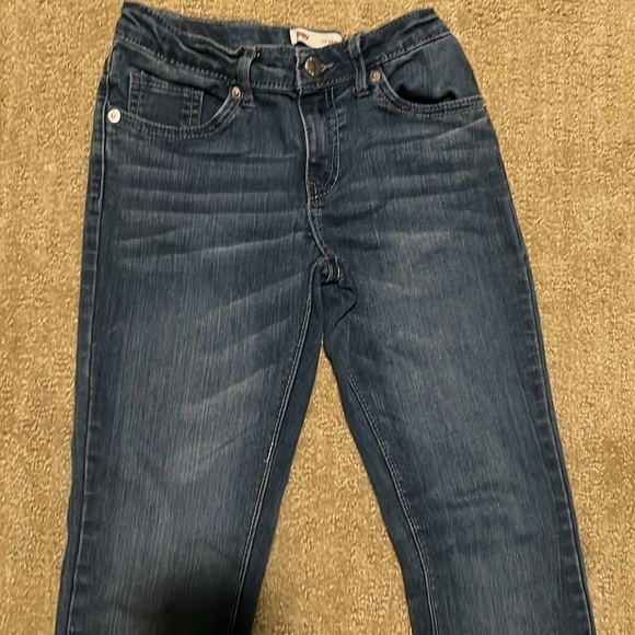 Levi’s kids youth 711 blue skinny jeans medium wash 10 regular - Picture 2 of 12